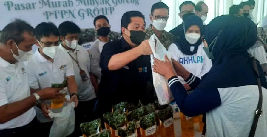 Erick Tohir; Presiden Telah Stop Expor Minyak Goreng