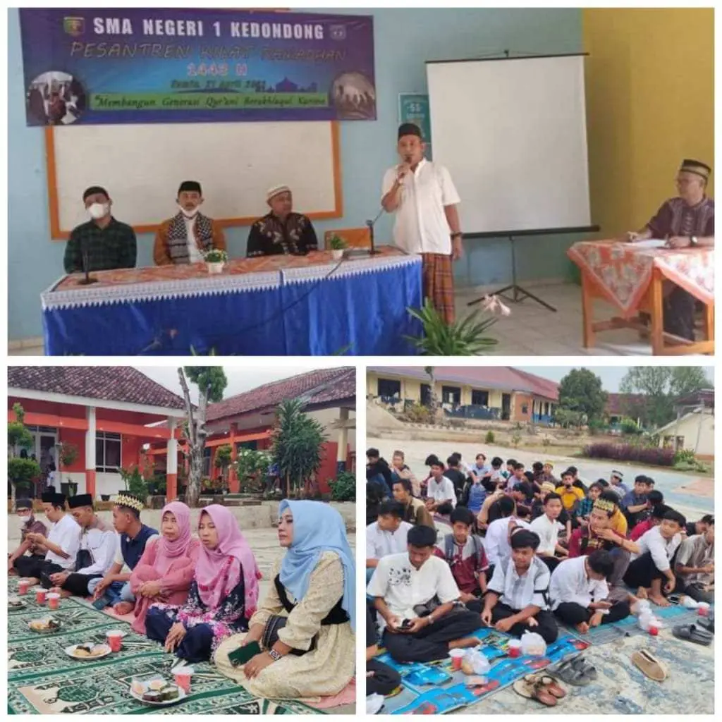 SMAN 1 Kedondong Gelar Acara SANLAT Dan Buka Bersama