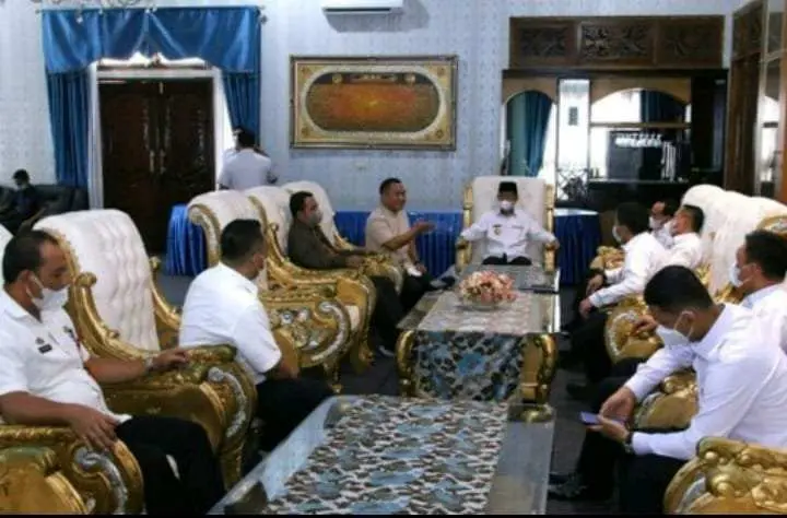 Bupati Lampung Utara Terima Kunjungan Satgasus Dana PEN Minyak Goreng