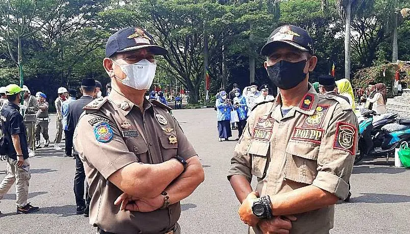 KasatPol PP Toni H. Hadiri Peringatan Hari Jadi Kabupaten Bandung Ke-381