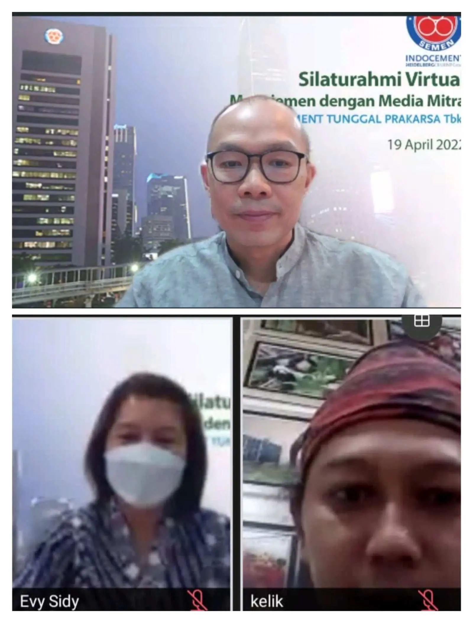 Silaturahmi dengan Media Mitra, Direktur PT. Indocement Sampaikan Hal Ini