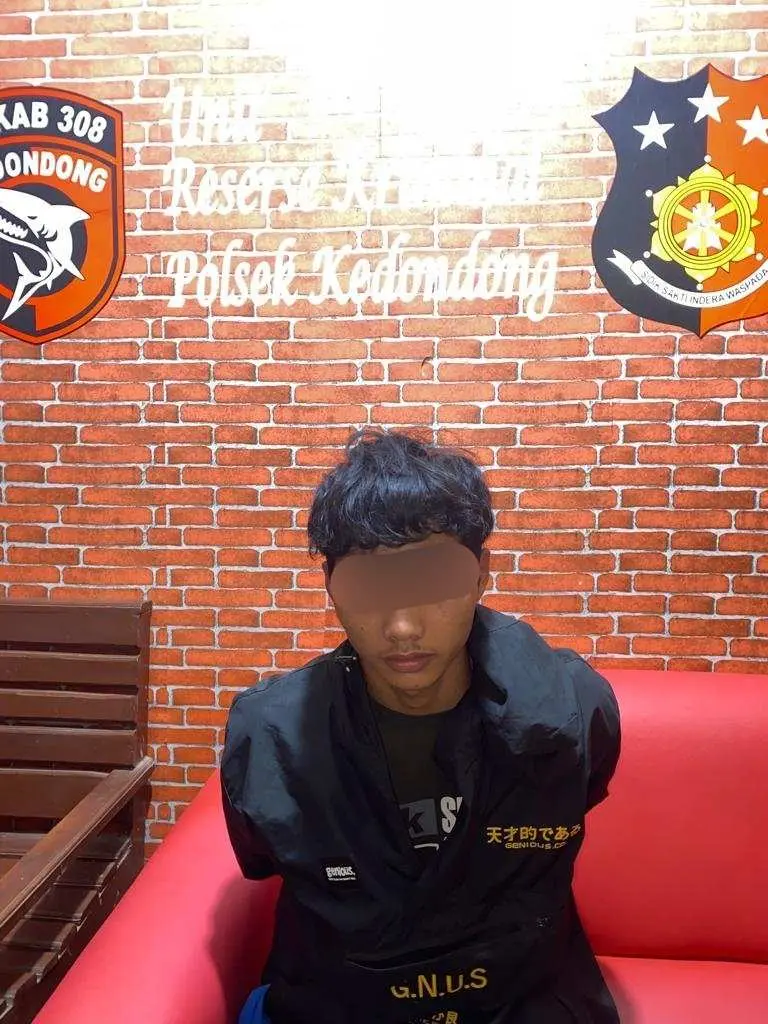 Diduga Mencuri Motor Dan Handphone, Pemuda Ini Diborgol Polisi