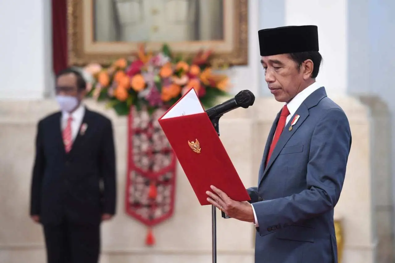 Presiden Jokowi Lantik Anggota KPU dan Bawaslu Masa Jabatan 2022-2027