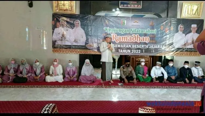 Silaturahmi Ramadhan, Bupati dan Kapolres Pesawaran Kunjungi Masjid Darul Muslimin
