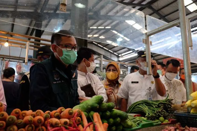 Pastikan Kebutuhan Pokok, TPID Kota Depok Sidak Pasar Sukatani