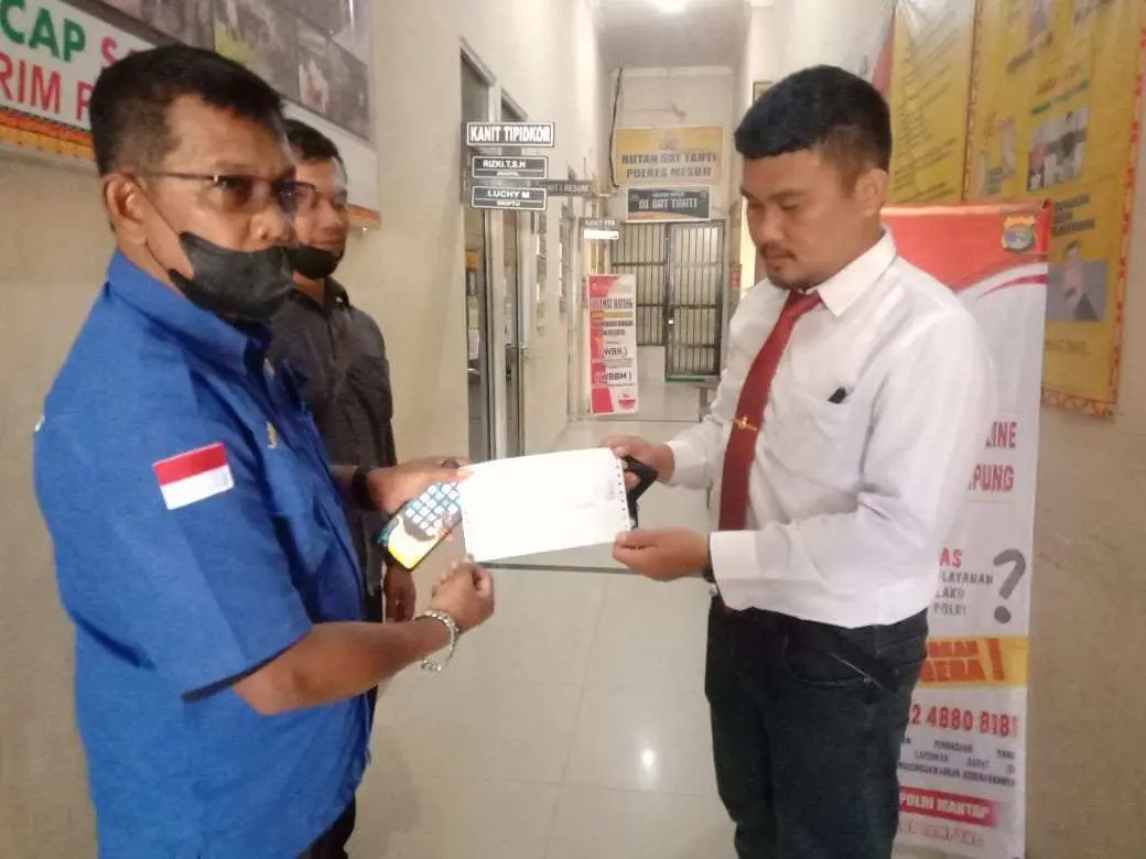 Oknum Kabid di Kesbangpol Mesuji yang Aniaya Tenaga Honorer Dilaporkan Ke Polisi 