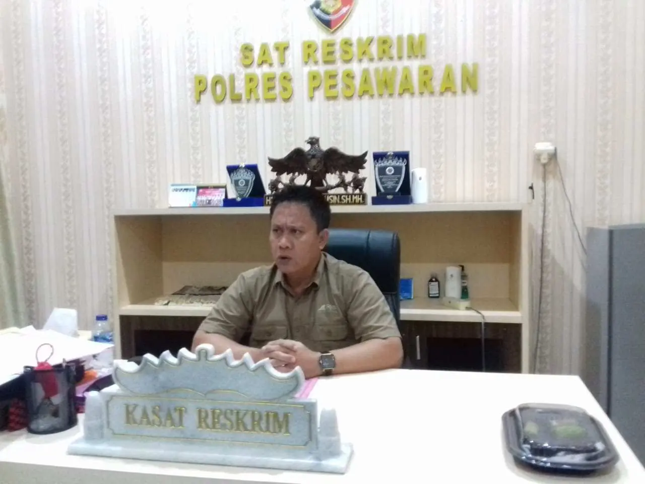 Ketua LSM GMBI Pesawaran Abdul Manaf Resmi Ditahan