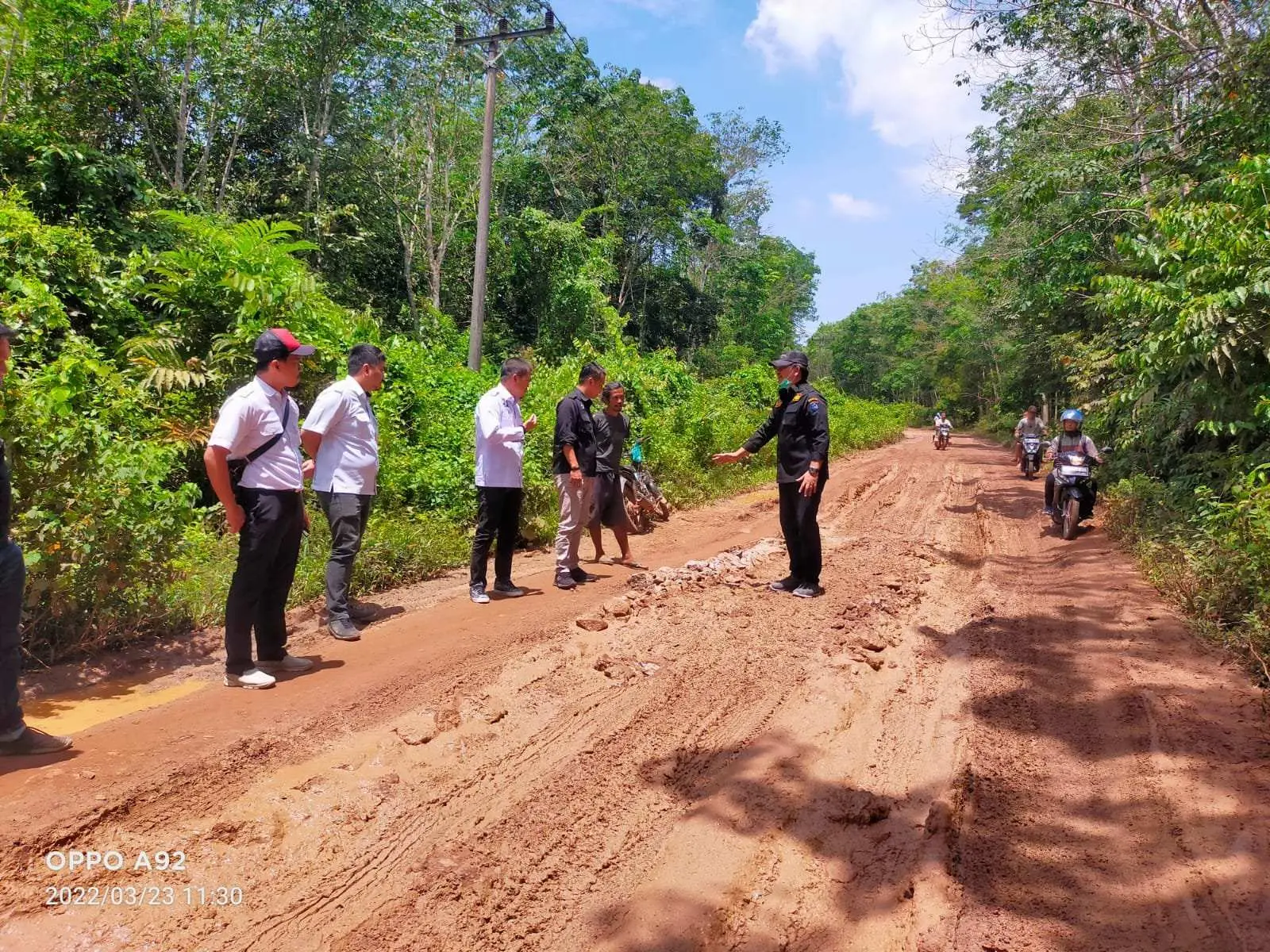 DPUPR OKI Tanggulangi Kerusakan Jalan Lebung Batang – Tulung Selapan