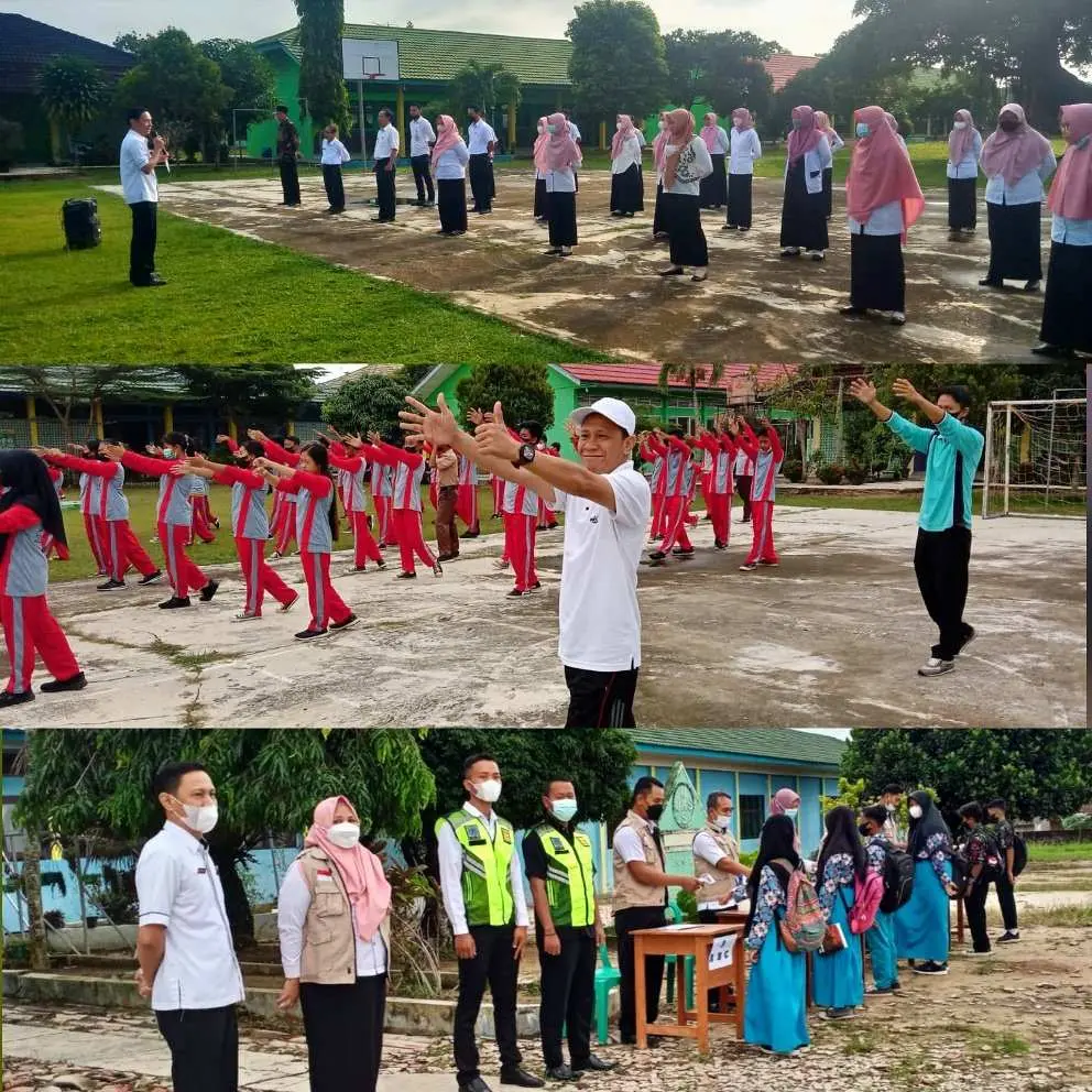 Rutinitas SMPN 3 Mesuji Laksanakan Apel Pagi Menciptakan Berbagai Kegiatan Kedisiplinan Dewan Guru dan Siswa-siswi