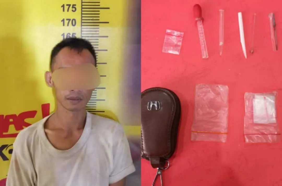 Diduga Bawa Sajam Dan Sabu, Pemuda Ini Ditangkap Polisi