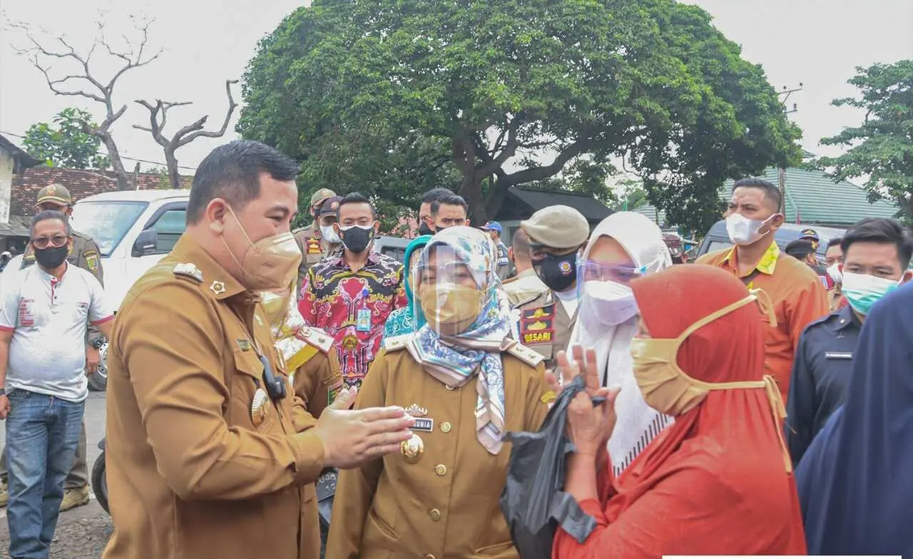 Bupati Pesawaran Dampingi Wagub Lampung Tinjau OPM Di Tegineneng