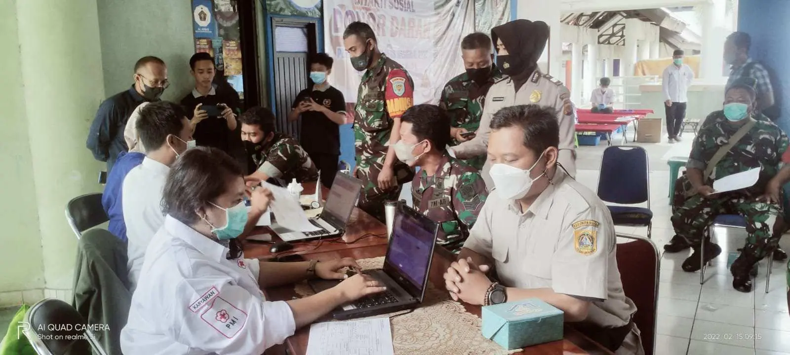 Panitia HPN Ke-76 PWI Kabupaten Bogor Sukses Gelar Baksos Donor Darah