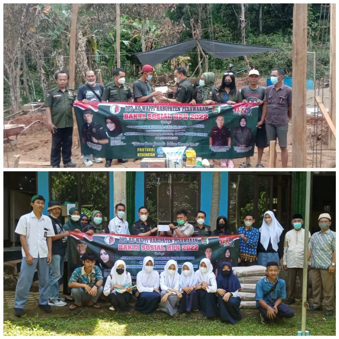 Sambut HPN, KO-WAPPI Pesawaran Adakan Bhakti Sosial