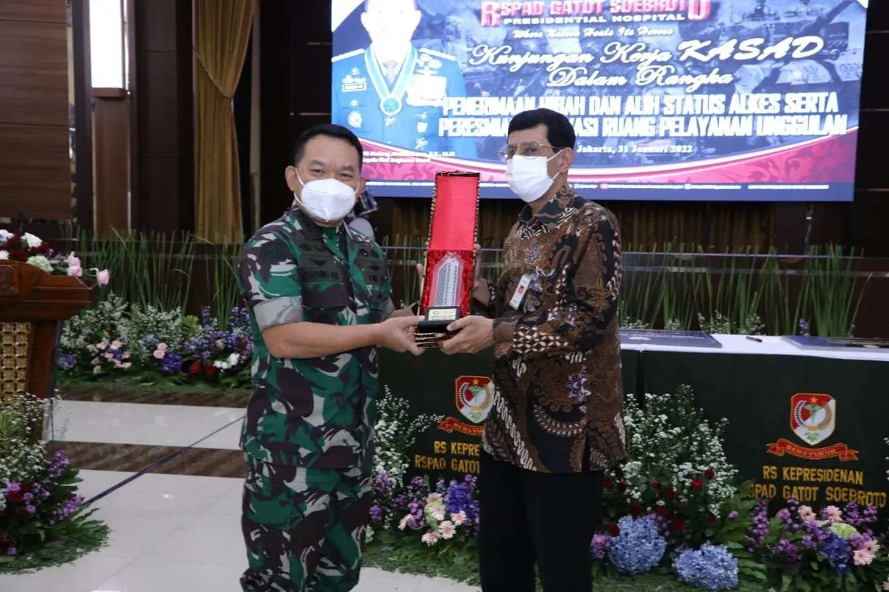 KASAD : RSPAD Gatot Soebroto Menuju World Class Military Hospital