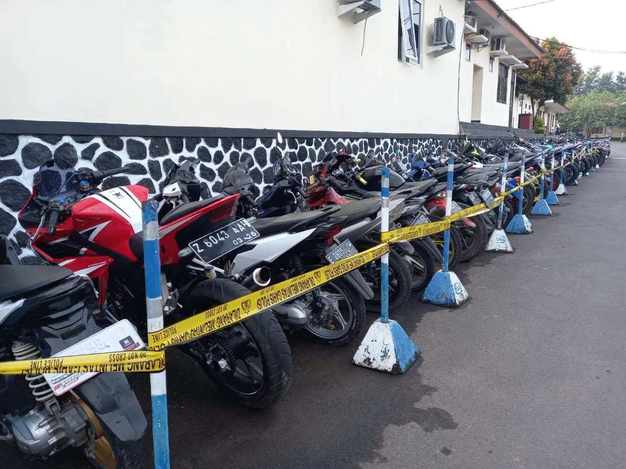 Operasi Knalpot Bising, Satlantas Polres Majalengka Amankan Ratusan Ranmor