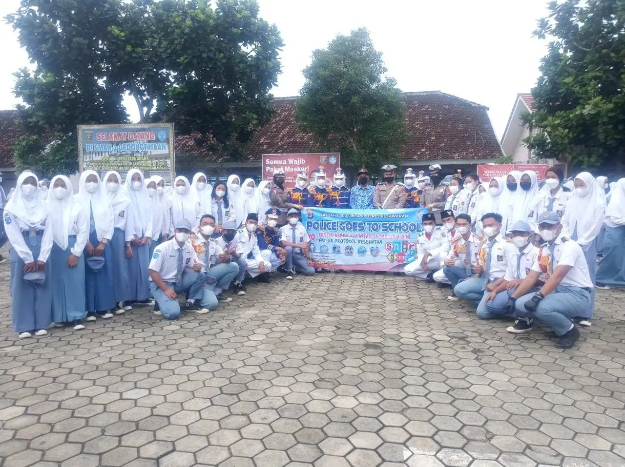 Polres Pesawaran Gelar Kegiatan Police Goes to School