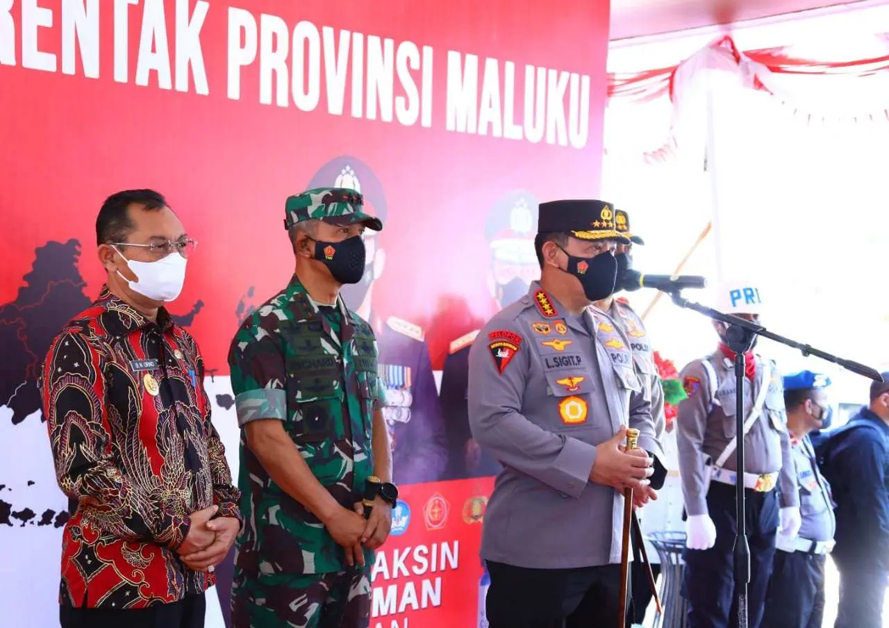Kapolri Minta Forkopimda Maluku Terus Lakukan Akselerasi Vaksinasi