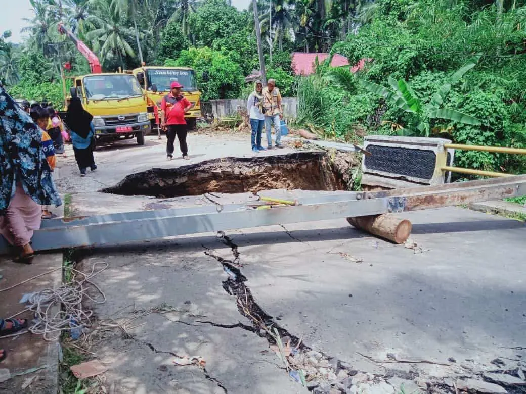 Pemkab Pesawaran Gerak Cepat Tangani Jembatan Rusak