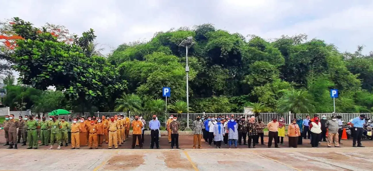 Jelang Nataru Kecamatan Citeureup Gelar Apel Kesiapsiagaan