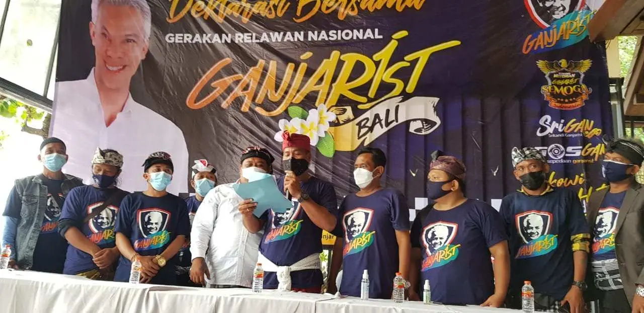 Gerakan Relawan Nasional Ganjarist Bali Dideklarasikan