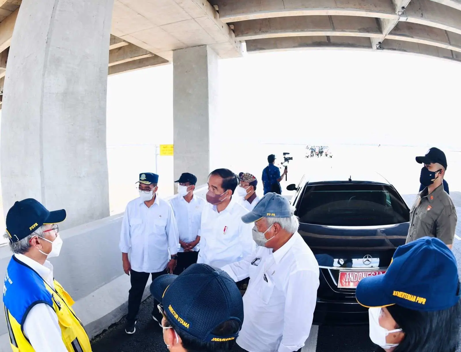 Jokowi Tinjau Infrastruktur Akses Menuju Lokasi KTT G20