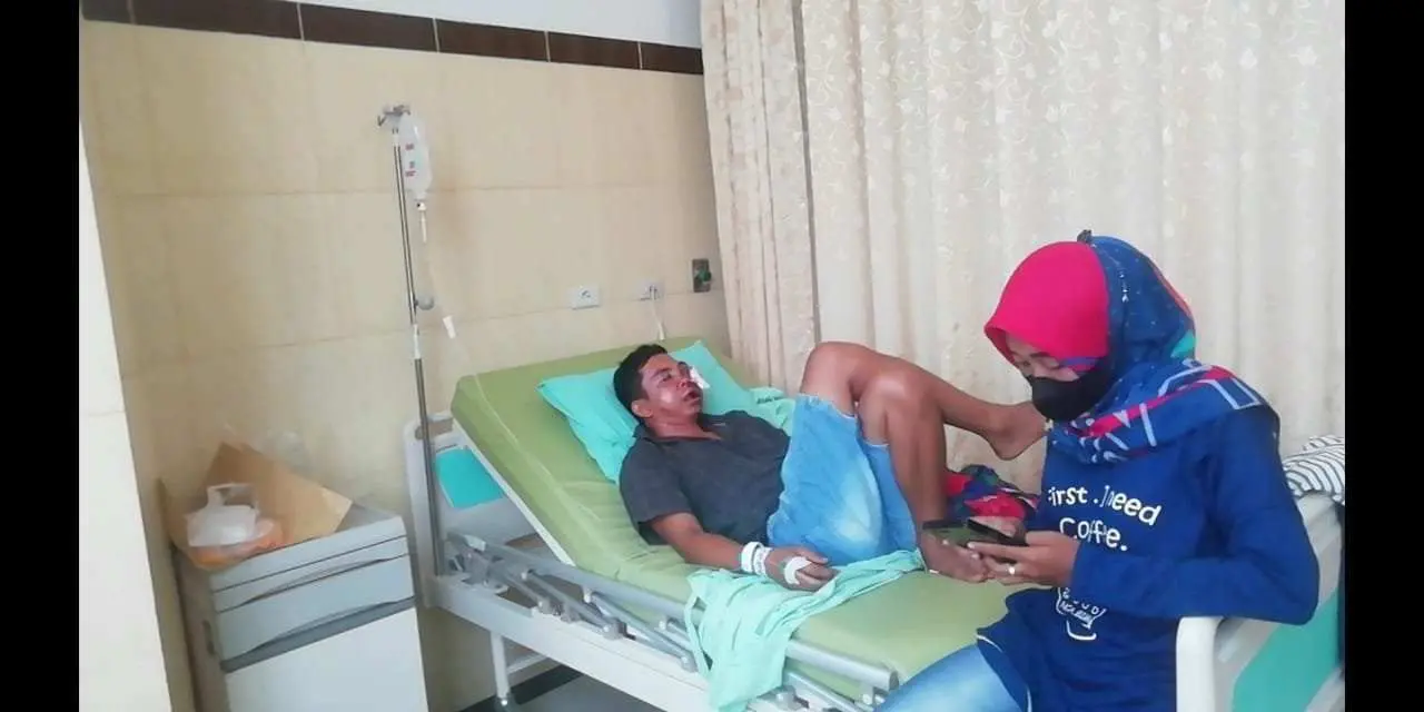 Diduga Kurang Hati-hati, Balok Kayu Hantam Muka Adi Prayitno