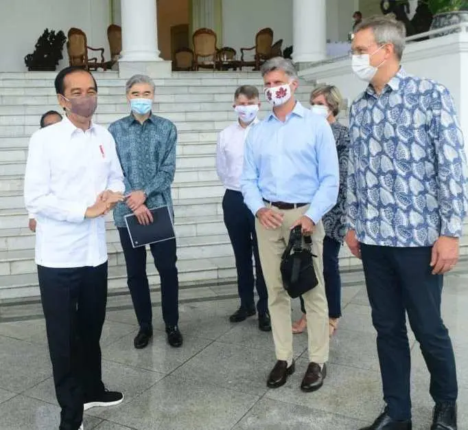 Presiden Jokowi Ajak Sejumlah Dubes Tinjau Persemaian di Rumpin Bogor