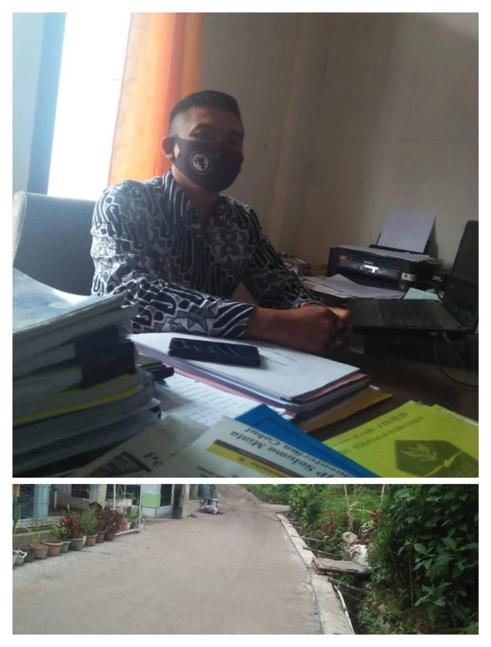 Program Samisade Untuk Betonisasi Jalan Desa Citapen 70 Persen Selesai