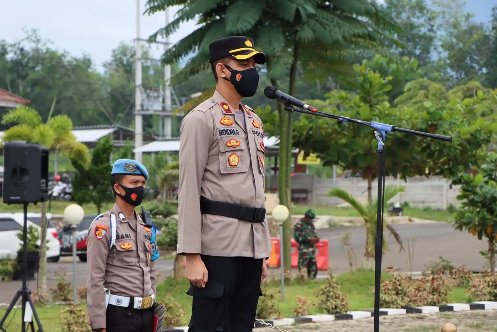 Polres Pesawaran Gelar Pasukan Ops Zebra Krakatau 2021