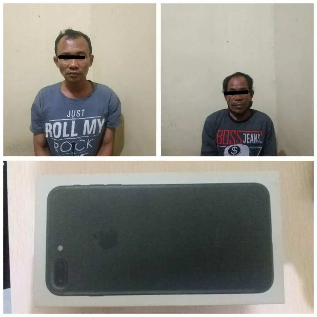 Aksi Dua Pencuri di Desa Negeri Sakti, Dihentikan Tim Tekab 308 Polres Pesawaran