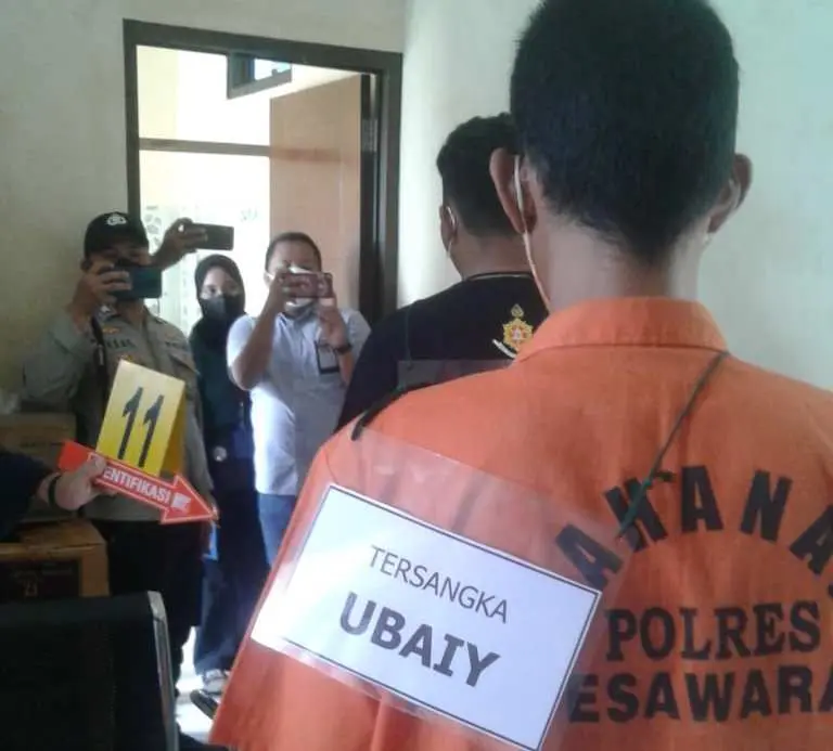 Polres Pesawaran Rekonstruksi Kasus Pembunuhan Ayah Kandung, 21 Adegan Dilakukan Pelaku