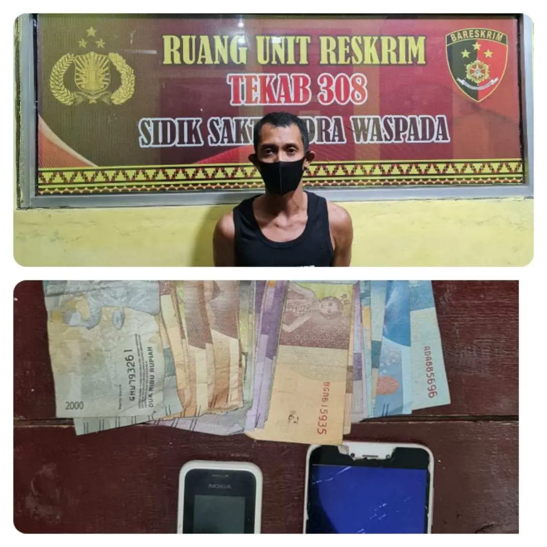 Diduga Jual Togel Satu Warga Tegineneng Ditangkap Polisi