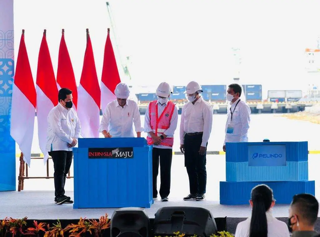 Presiden Jokowi : Penggabungan BUMN Pelindo Tingkatkan Daya Saing