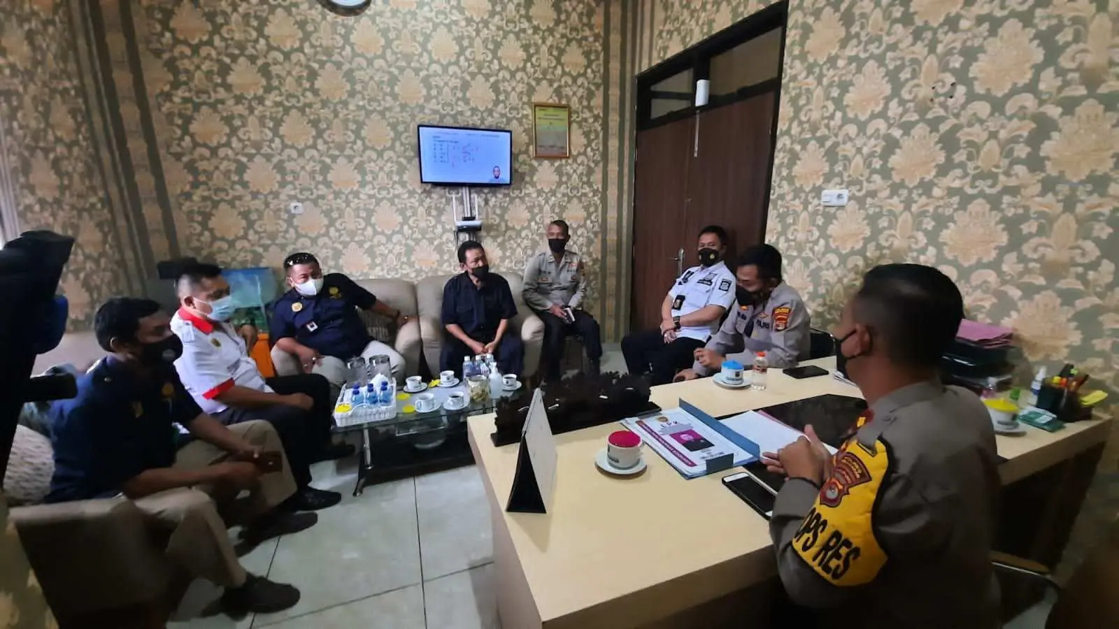 LPK – GPI Gelar Audensi Dengan Polres Pesawaran