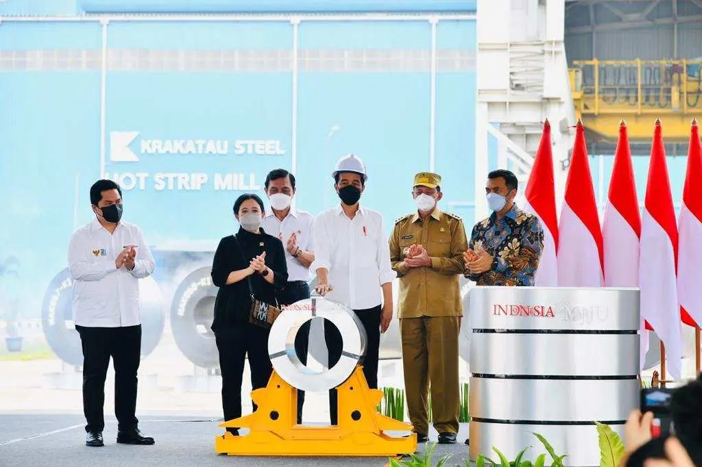 Presiden: Kebutuhan Baja Dalam Negeri Terus Meningkat, Jangan Biarkan dimasuki Produk Luar 