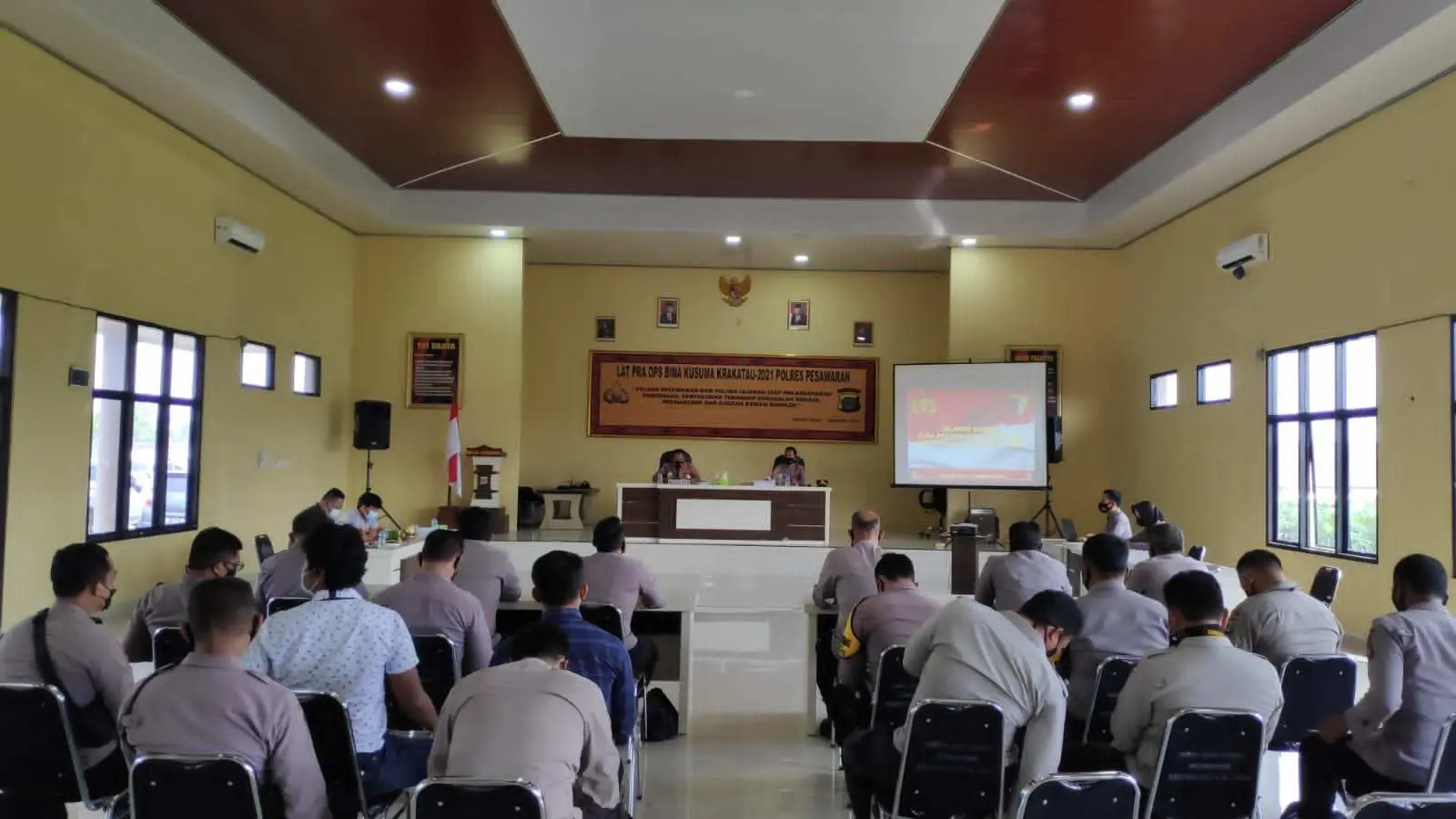 Polres Pesawaran Gelar Latihan Pra Operasi, Ini Tujuannya