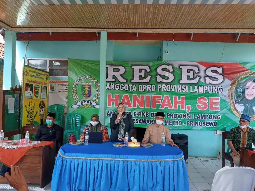 Reses Anggota DPRD Provinsi Lampung PKB Ke Desa Padang Cermin, Ini Kata Hanifah