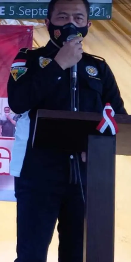 KETUM PBB SUHERMAN SH. HADIRI PERESMIAN RUANG GURU. DI SMK MANDIRI BOJONGGEDE