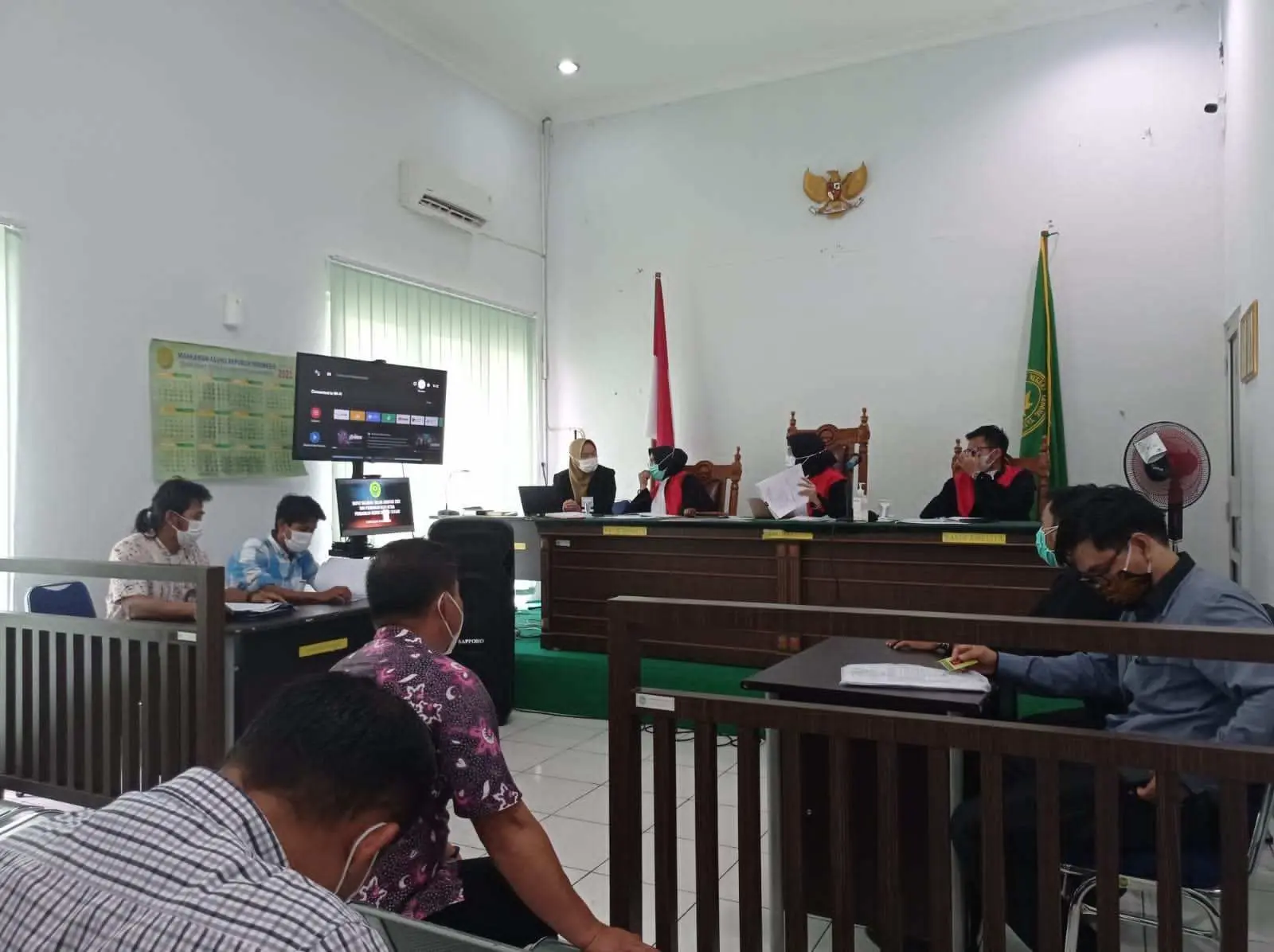 Kasus Pemecatan Sepihak RT Oleh Kades di Sidang Perdana di PN Gedongtatan