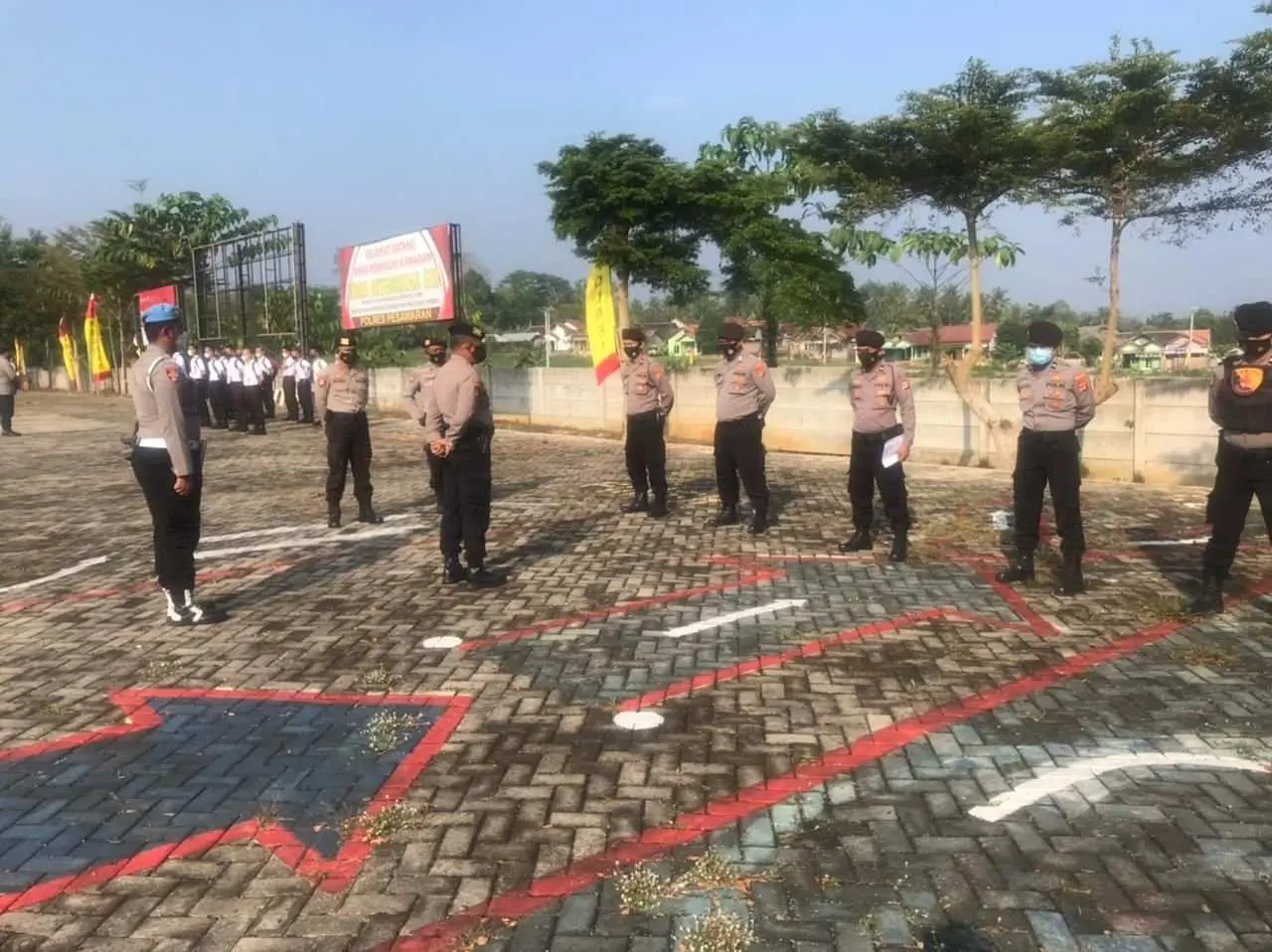 Polres Cek Kesiagaan Personil, Polres Pesawaran Gelar Apel Pagi
