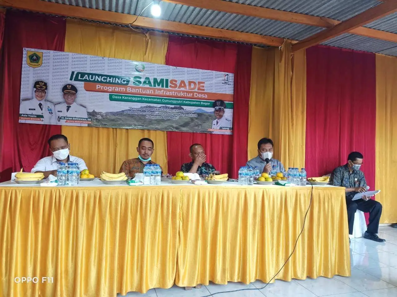 Desa Karanggan Launching Program Samisade, Ini Harapan Kades Adang