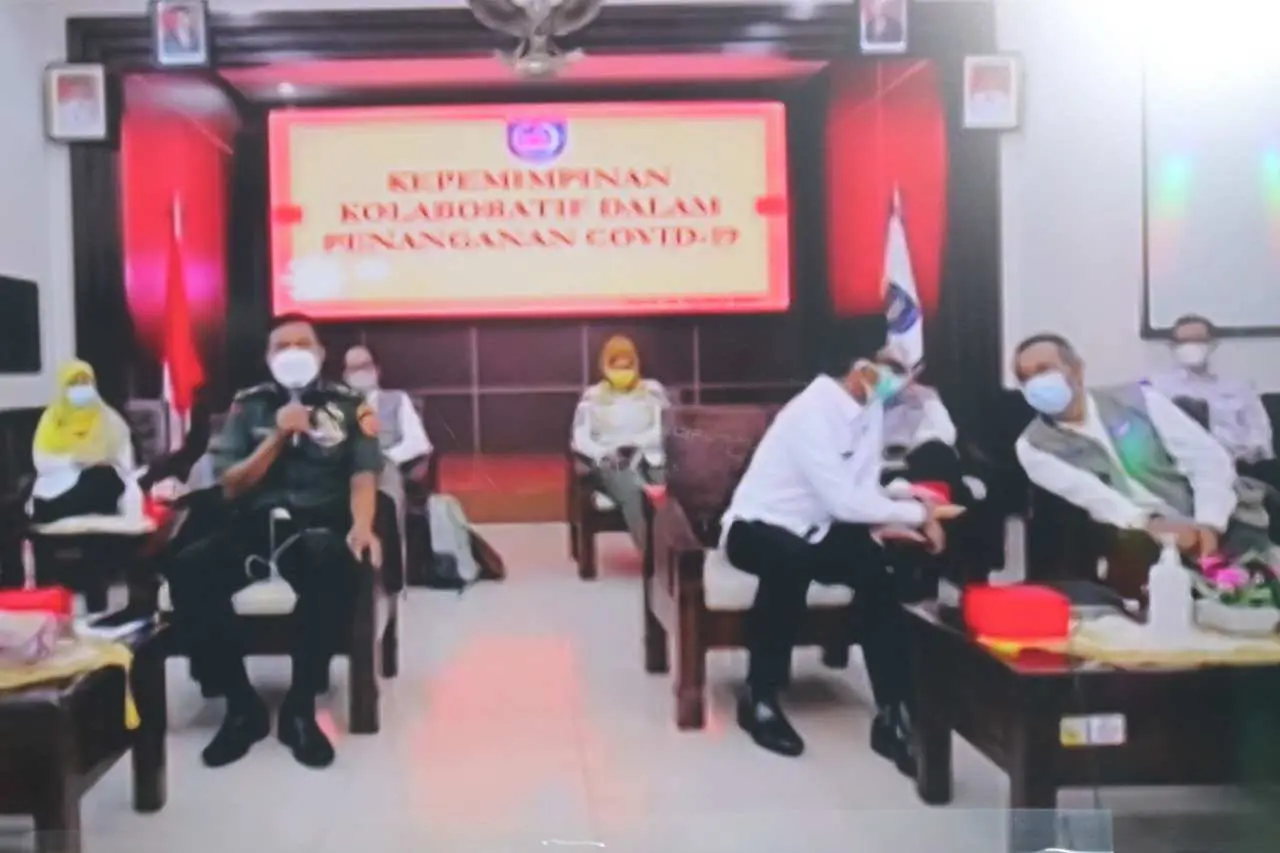 Wabup Bogor Iwan Setiawan Ikuti Rapat Virtual dengan BNPB