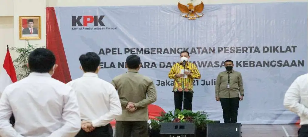18 Orang Peserta Pelatihan Bela negara Dilepas Ketua KPK