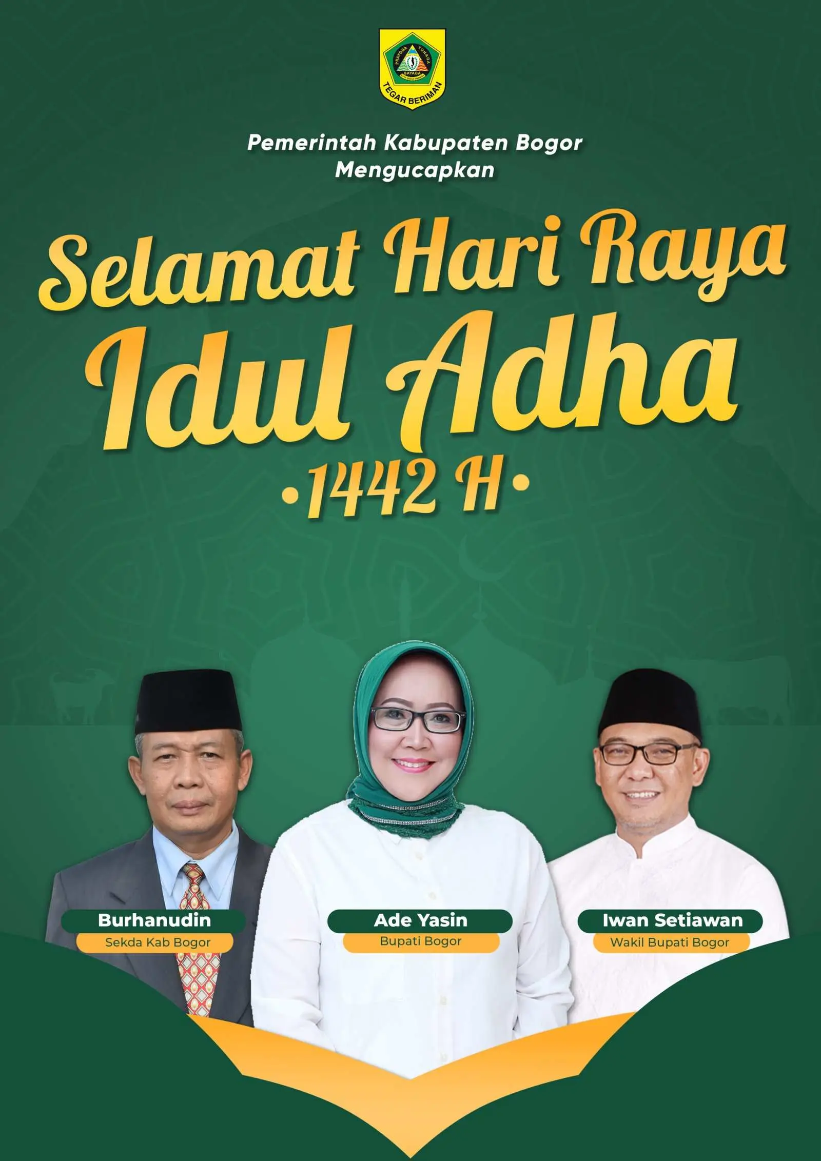 Pemerintah Kabupaten Bogor Mengucapkan Selamat Hari Raya Idul Adha 1442 H