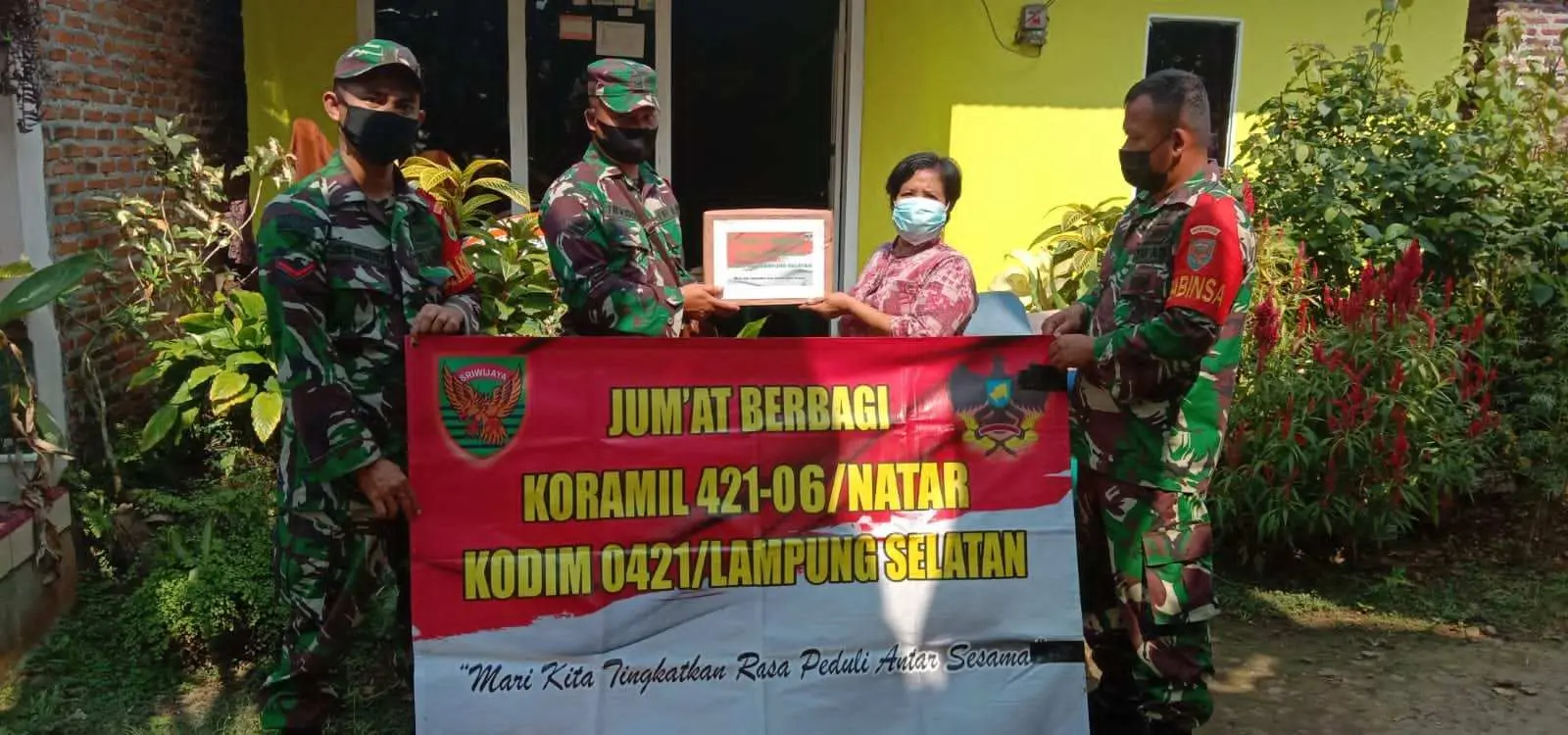 Giat Jum’at, Ini Yang Dilakukan Koramil Natar