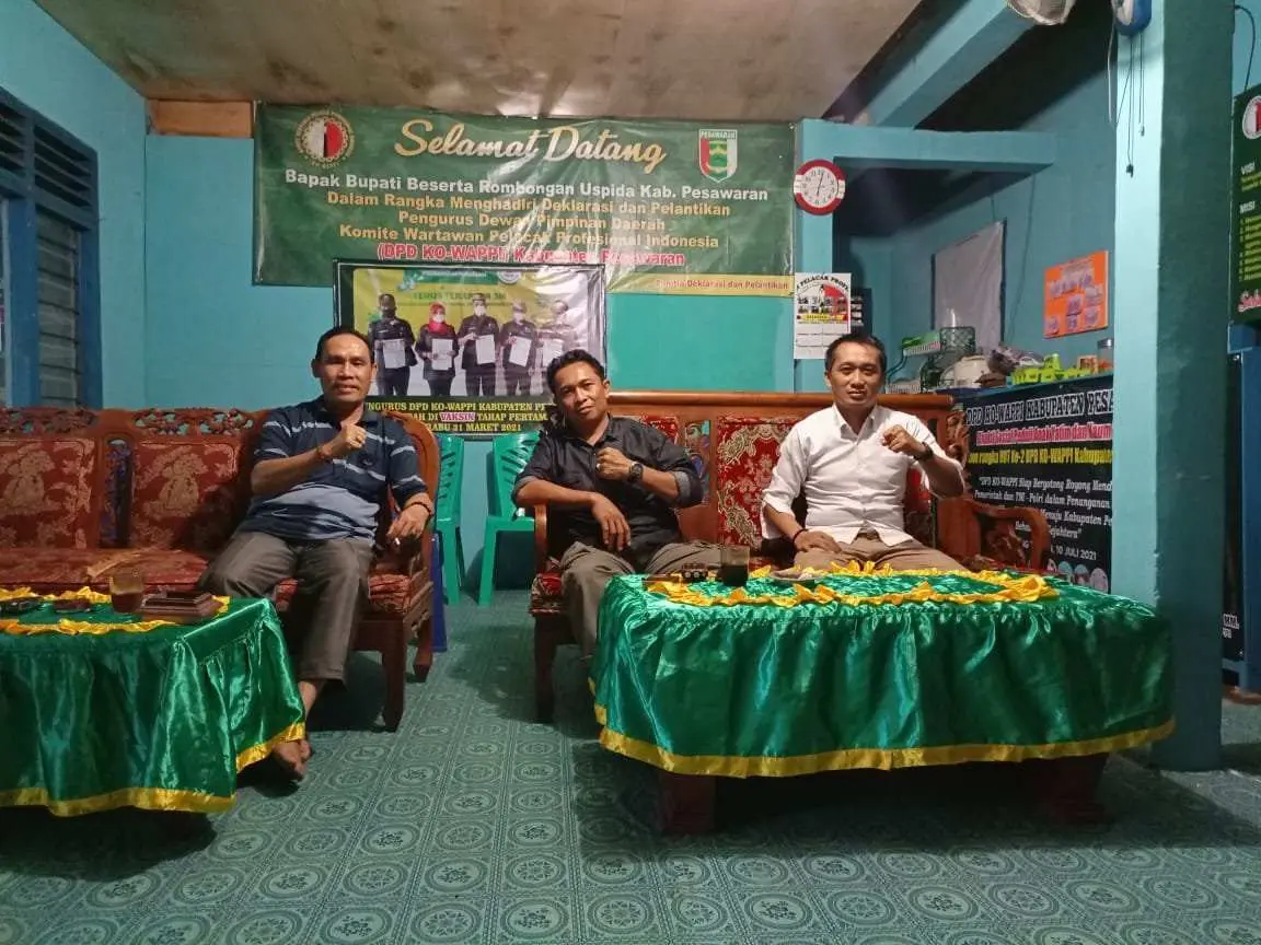 Ketua PWI Pesawaran Sesama Wartawan Kita Saling Bersatu