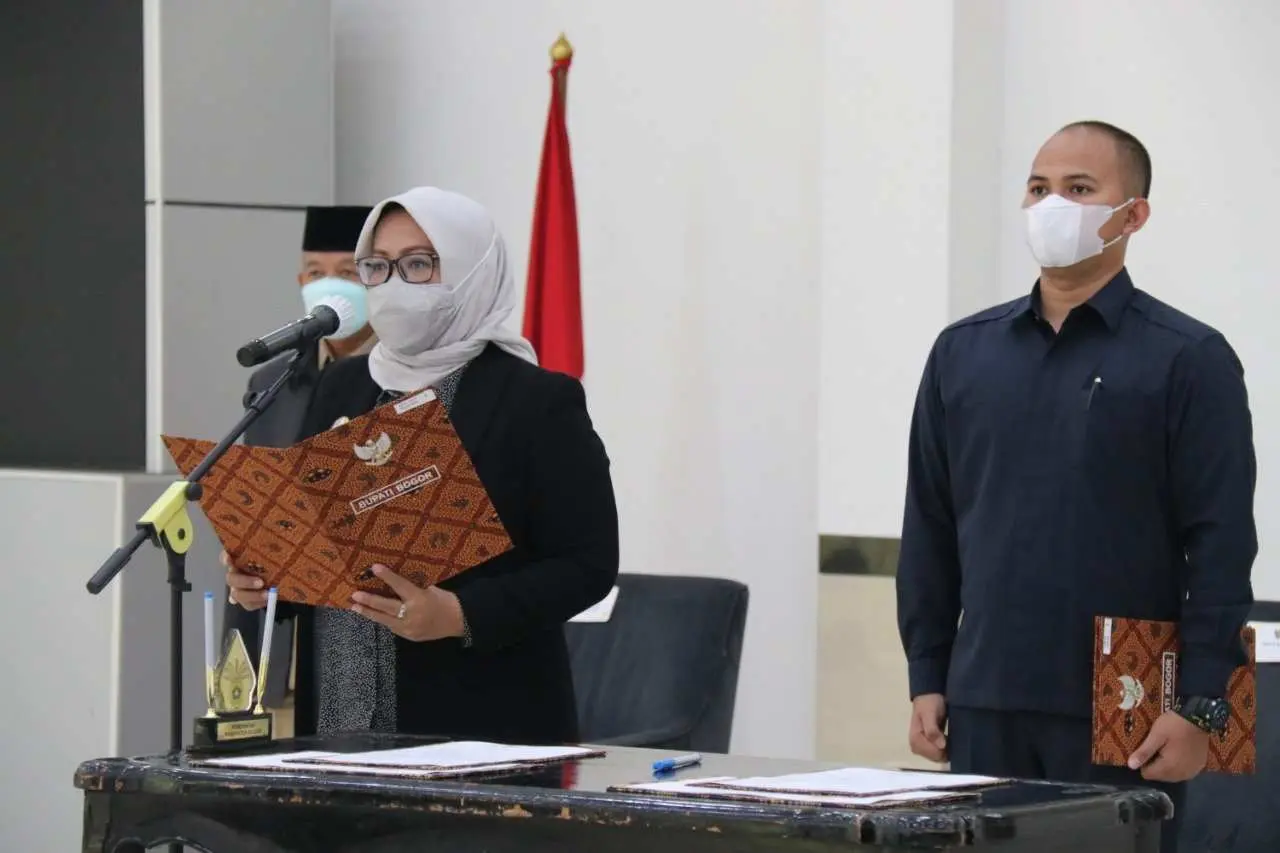 Bupati Bogor Lantik 23 Pejabat Eselon II,III dan IV, Ini Harapannya