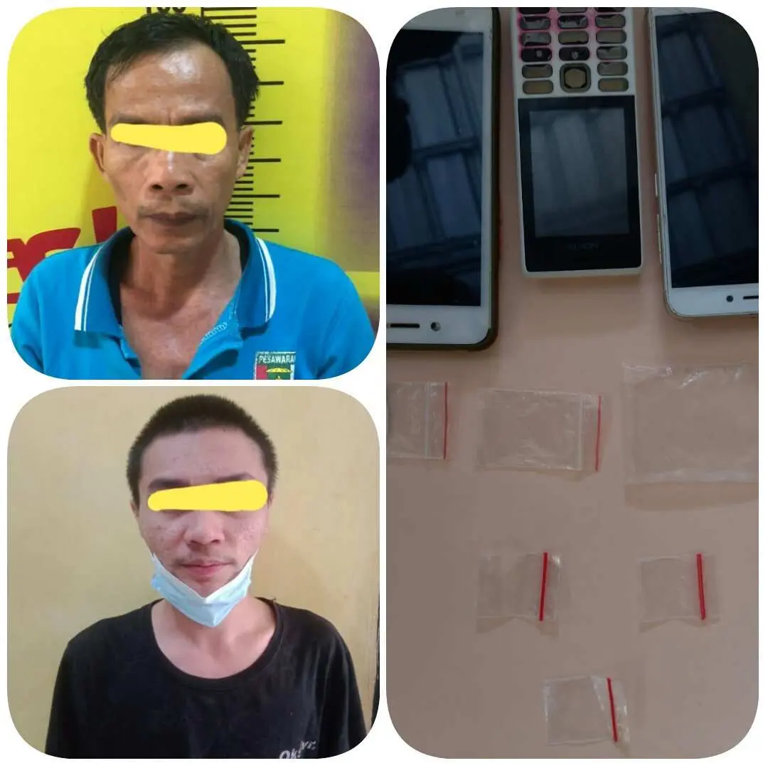Dua Tersangka Penyalahgunaan Obat Terlarang Diamankan Polisi Salah Satunya ASN