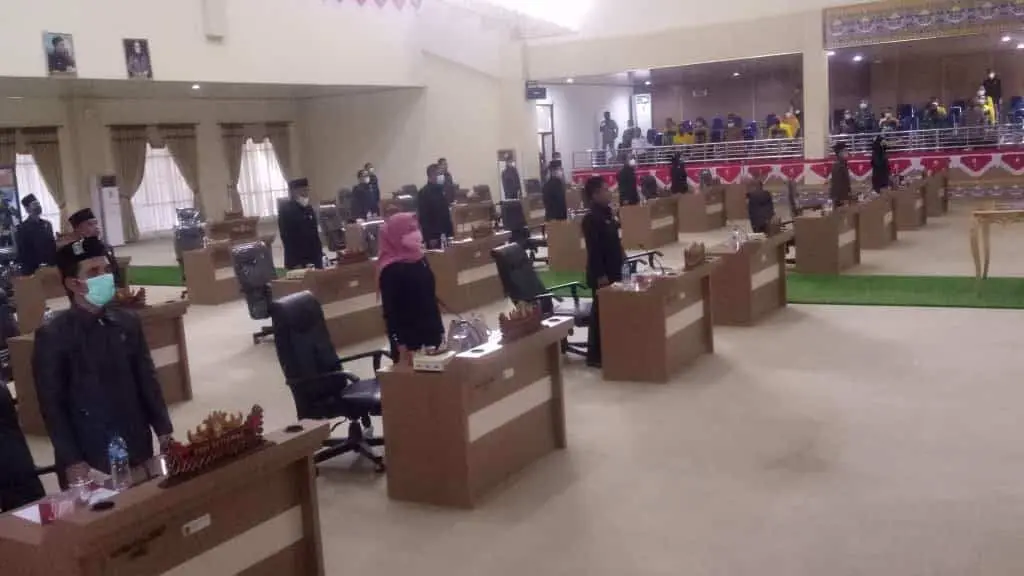 Dprd Mesuji Gelar Rapat Paripurna Dalam Rangka Pertanggung Jawaban Pelaksanaan APBD Anggaran 2020