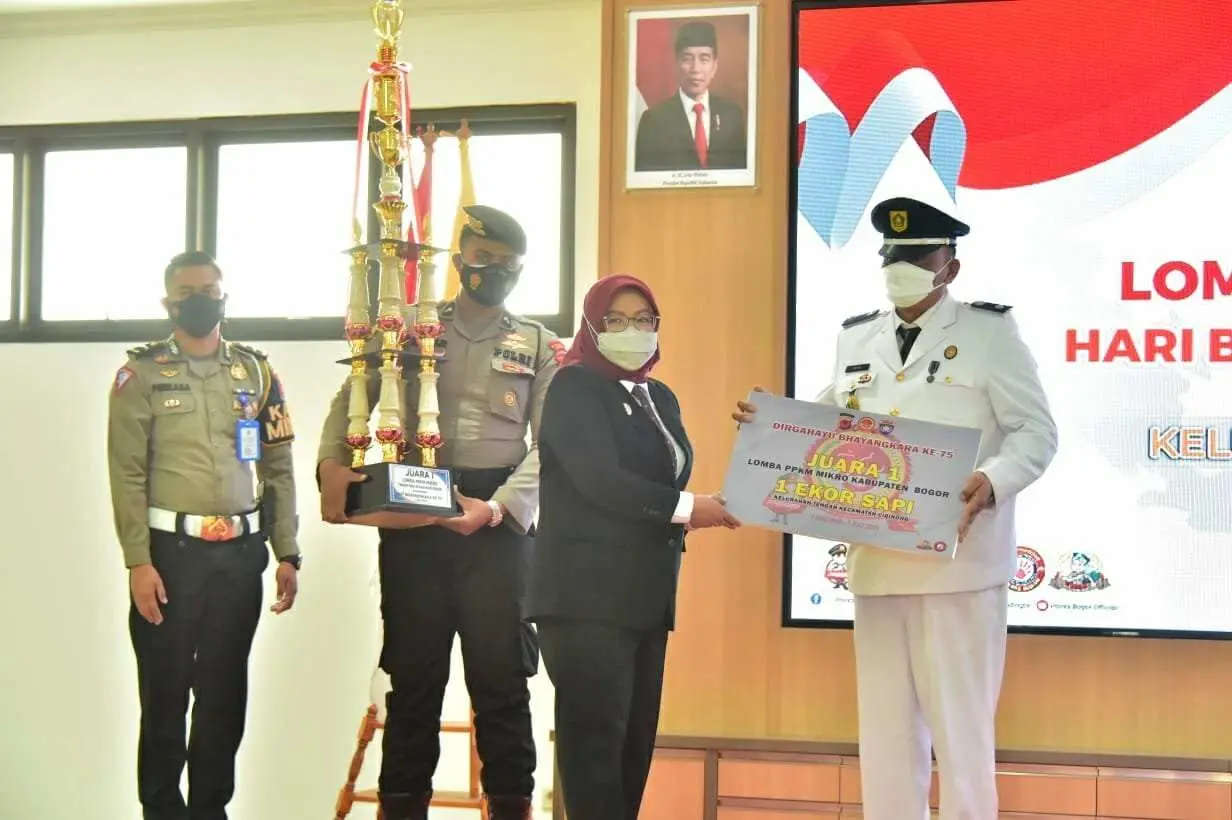 Kreativitas dan Inovasi Polres Bogor diganjar Apresiasi Bupati Ade Yasin